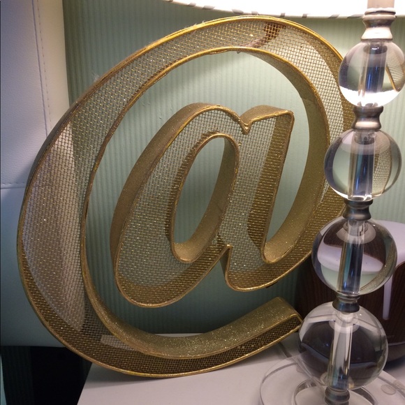 🍀 @ wall Decoration. Gold netted wire/ glittering - Picture 2 of 3